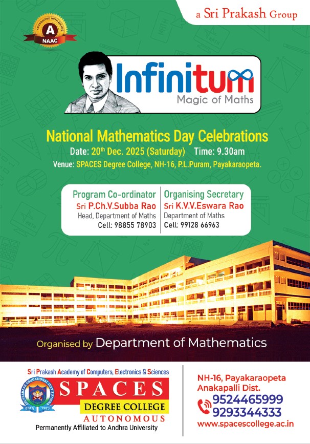 Infinitum - National Mathematics Day Celebrations-2025