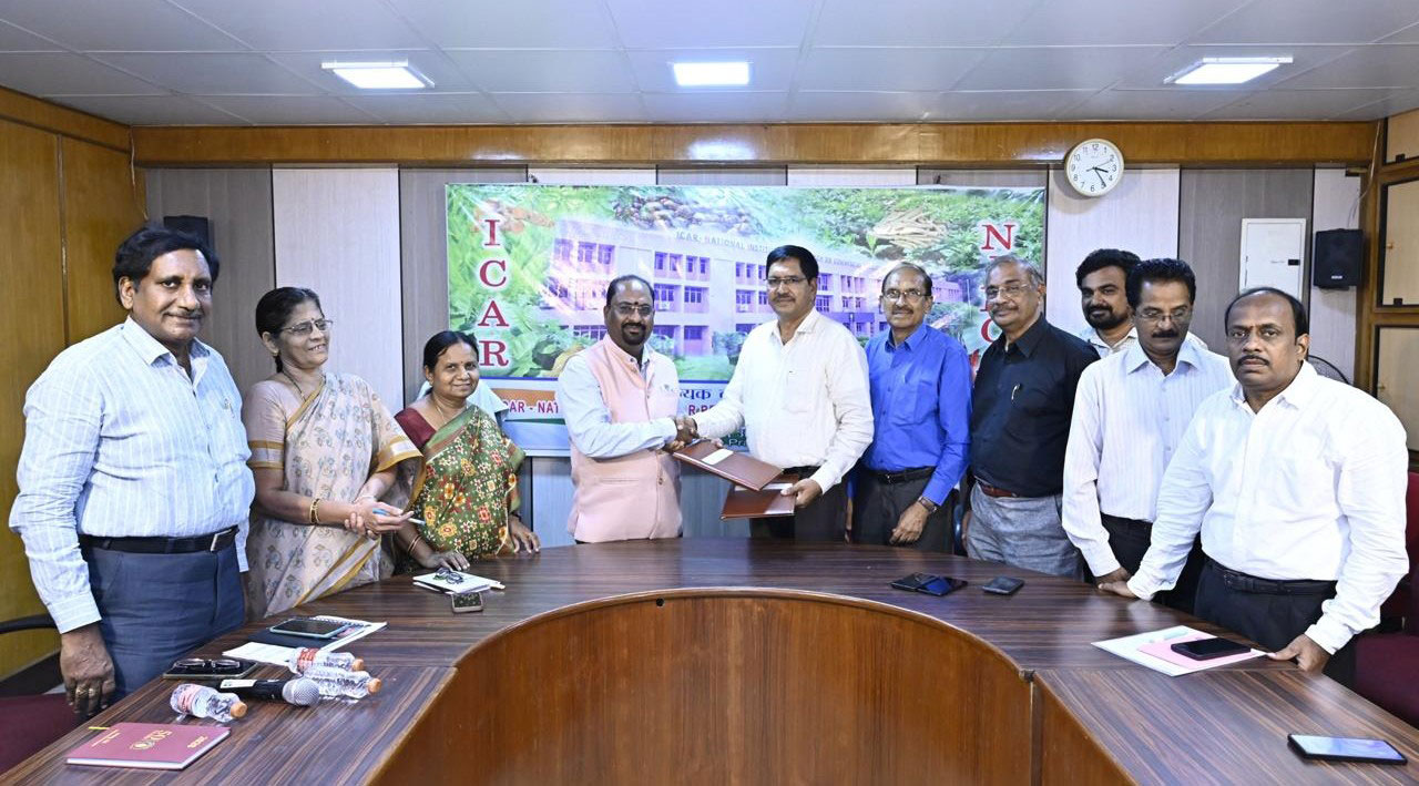 MoU with ICAR-NAARM, Hyderabad
