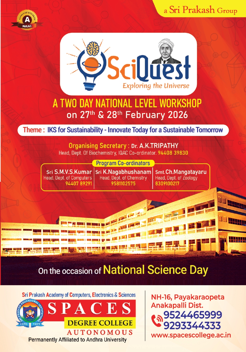 SciQuest 2026 event information - page 1