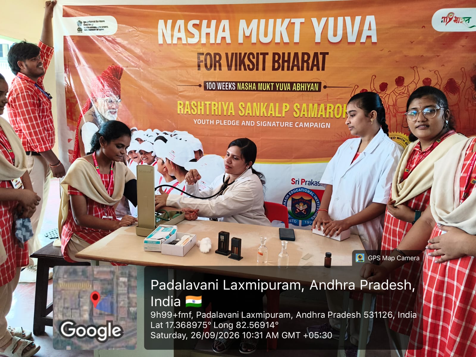 Nasha Mukt Yuva – Viksit Bharat Awareness Programme and Medical Check-up