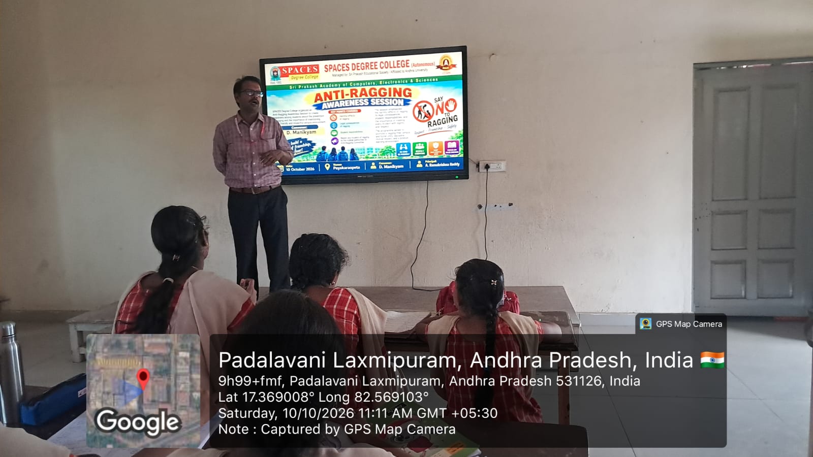 ANTI-RAGGING AWARENESS PROGRAM FOR FIRST YEAR STUDENTS 10-10-2026