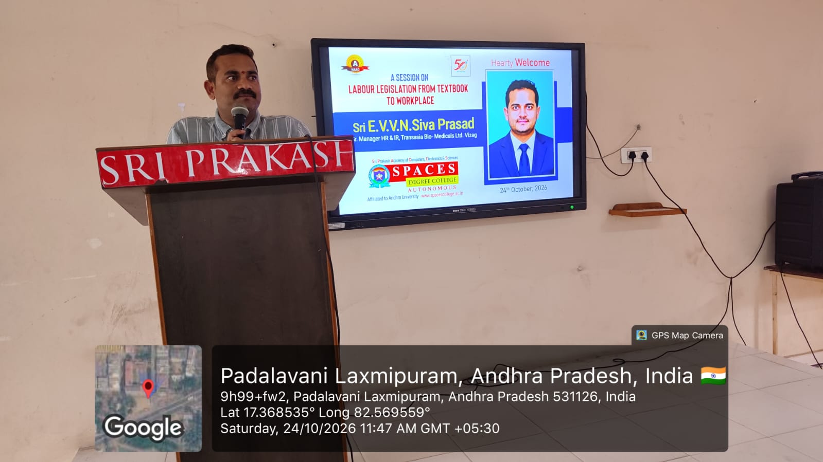 A Guest Lecture on Labour Legislation - from Textbook to Workplace - 24-10-2026