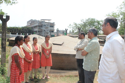 Former CS L V Subramanyam visit@ SPACES Degree college 11-03-2026