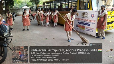 Clean & Green Drive SPACES Joins Andhra University Centenary Celebrations 2016