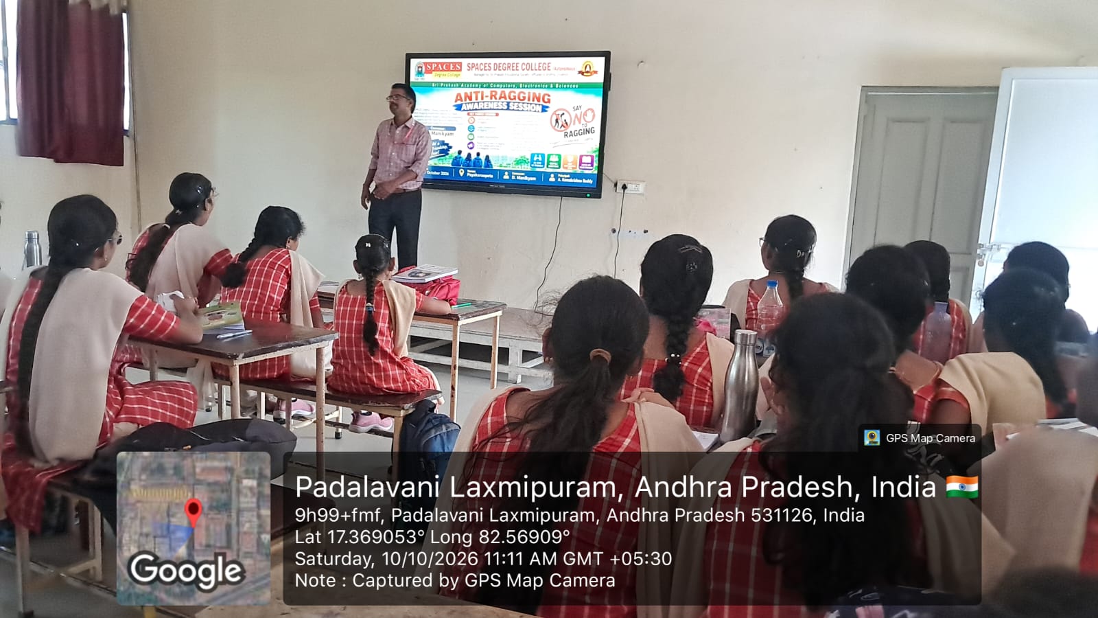 Anti ragging awareness session 2026