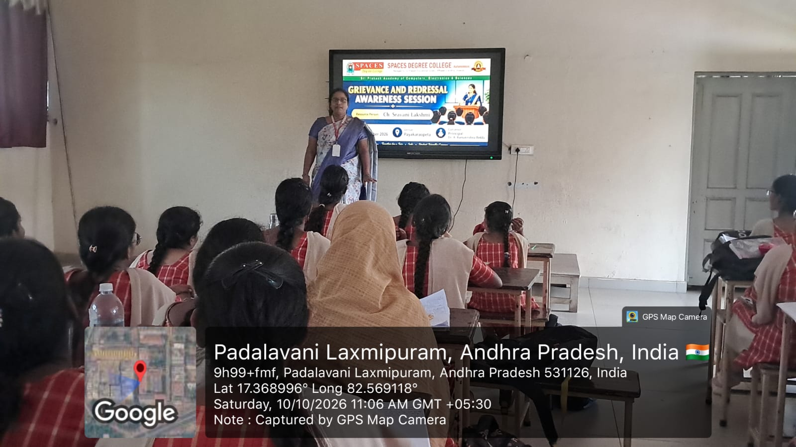Student grievance redressal committee awareness session 2026
